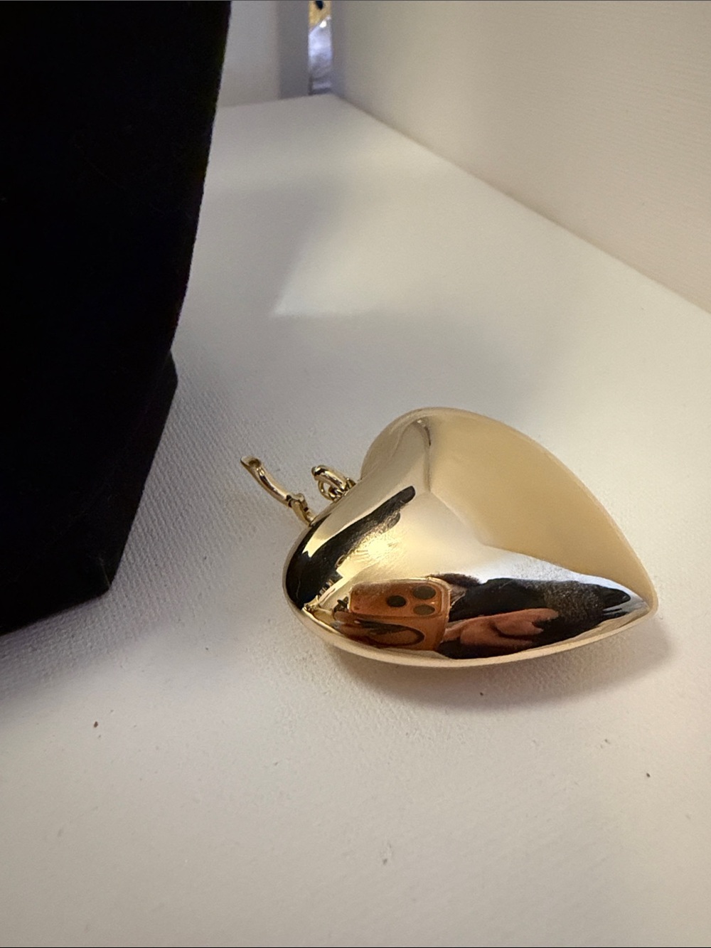 Roxanne Assoulin Authentic The Puffy Heart Necklace in Gold. NEW - Picture 15 of 16
